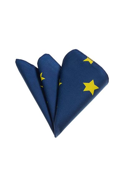 Exve Exclusive Batista cu guler stea galben bleumarin