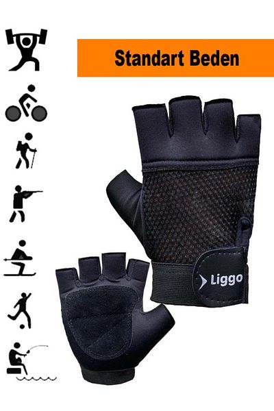 Liggo Outdoor Sports Cycling Gloves - Biker and Mountaineer Gloves