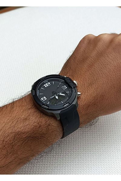 pullmarkt ساعة يد رقمية وتناظرية