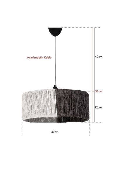 Hmydesign Froid Handmade Pendant Lamp Chandelier Gray White