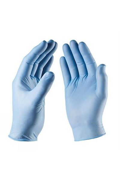 Elpic Elpic Hne Blue Nitrile Gloves Powder Free 9 No Large 100 Pieces