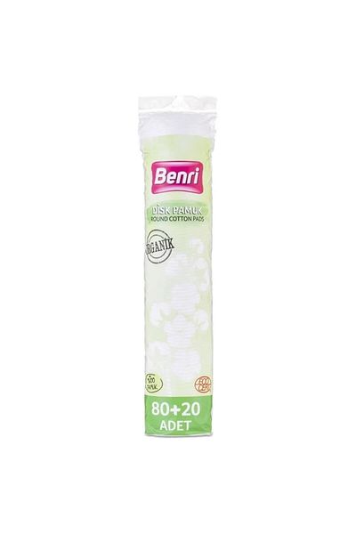Benri Organic Makeup Remover Cotton 80+20pcs