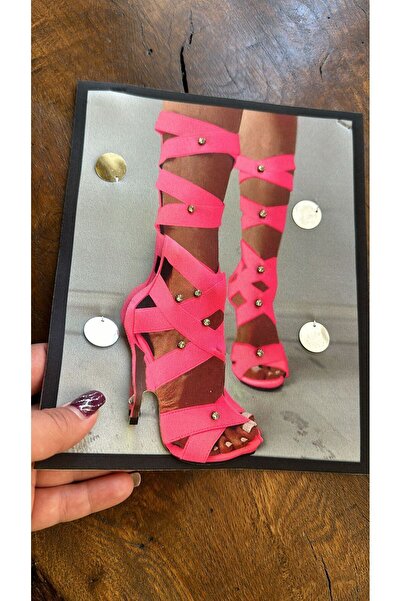 Gönülden Tasarım Roze 3D cipele sa kamenčićima i šljokicama - ArmA šivaća apl...