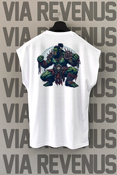 Vordevia Bela sportska majica - Leđa Štampano , Bez rukava ORK