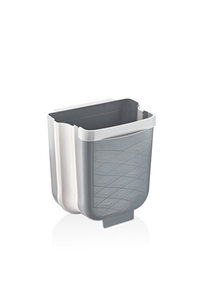 ARVALE Foldable Hanging Kitchen Undercounter Trash Can - Hideable Inside and Outside the Cabinet |   Gray