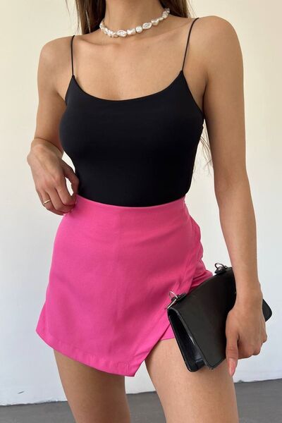 lovebox Women's Black Cotton Blouse - Rubber Strap 10531