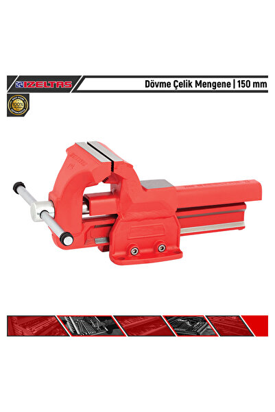 İzeltaş Dövme Çelik Mengene | 150 mm