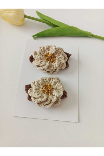 Kadın Girişimciler Atölyesi Комплект от 2 нишови катарами Magnolia Brown