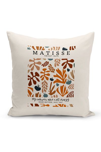 Bertille Home Art Series Double Sided Digital Printed Throw Pillow Case (Art Cushion Cover)