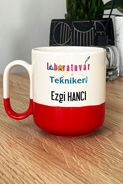 Hedizu Kişiye Özel Laboratuvar Teknikeri Pro Kupa Bardak Kırmızı Tıp Bayramı ...