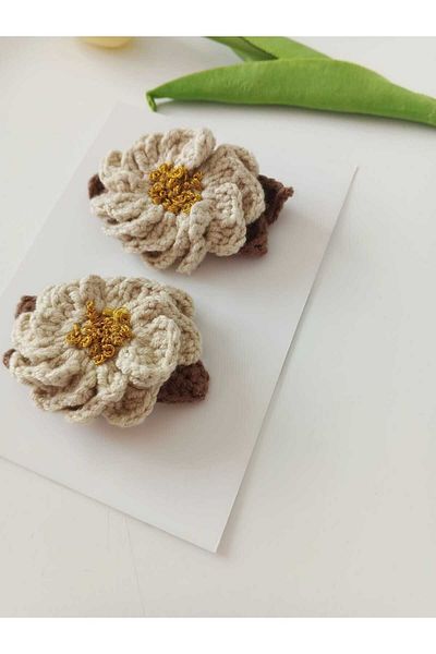 Kadın Girişimciler Atölyesi Комплект от 2 нишови катарами Magnolia Brown