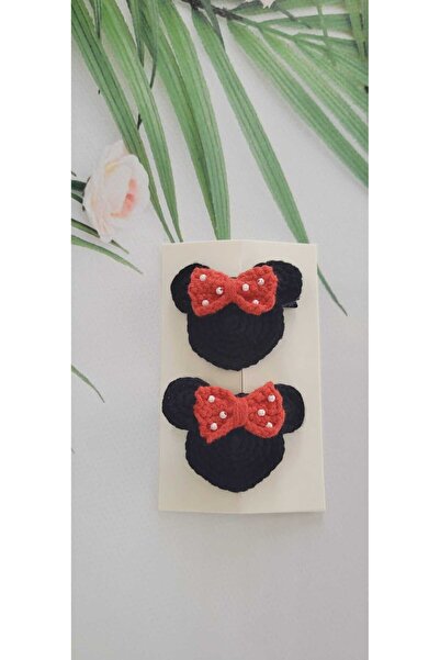 Kadın Girişimciler Atölyesi Mickey Mouse set od 2 organske kopče - kopča za k...