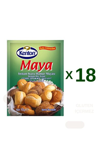 Kenton İnstant Kuru Hamur Maya (Gluten İçermez) 18x10 g