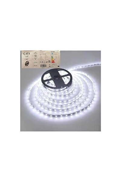 Cata 10 Metre (2 Paket) Ct-4480 Beyaz 10 Çip Şerit Led 12v (trafosuz Çalışmaz)