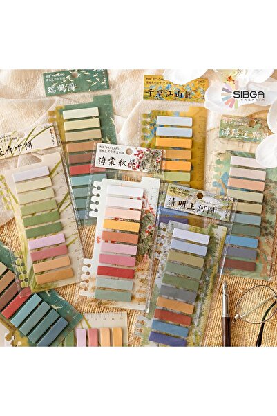 sibga tasarım Color Postit Post-it Post ItBookmark Bookmark Postit Sticker Note Paper Paper Postit 200 Sheets