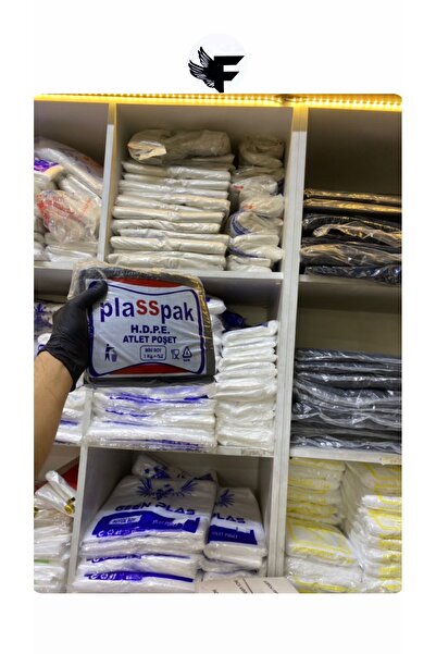 FİGANLAR extra Kalın Siyah Poşet mini boy Boy 1 Kg Hışır Atlet Poşet Market Manav Poşeti Çöp Poşeti