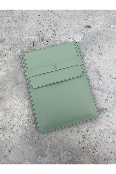 YOUC Design حقيبة كمبيوتر محمول MacBook Pro Air مقاومة للماء مقاس 13 بوصة و14 بوصة و15 بوصة من الجلد الصناعي النباتي