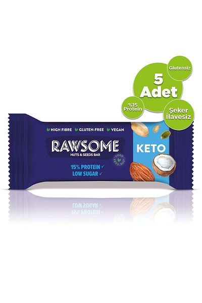Rawsome 40g Ketogenic Protein Bar - 5 Pieces