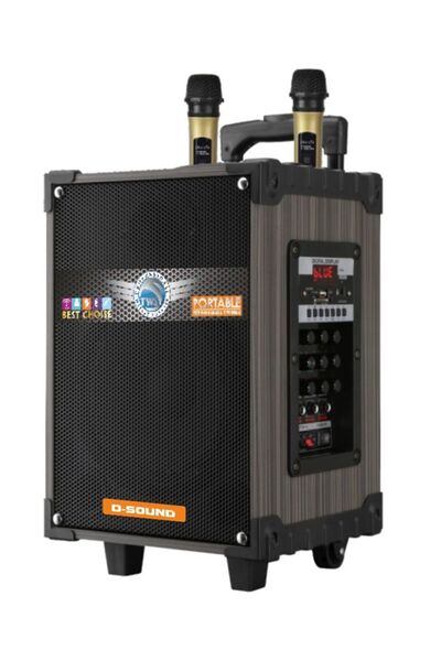 D-sound DS-912 YENİ VERSİYON UHF ÜST KALİTE 100W ŞARJLI HOPERLÖR AMFİ