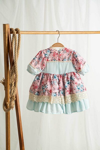 ZEHER Balloon Sleeve Yade Girl's Dress