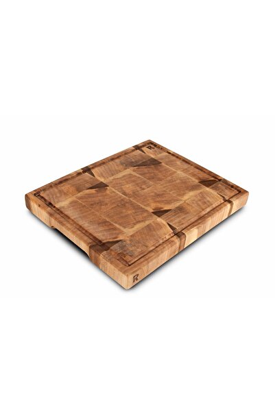 REPLA Design & Handmade Ceviz Ahşap Kesme Tahtası - End Grain -el Yapımı