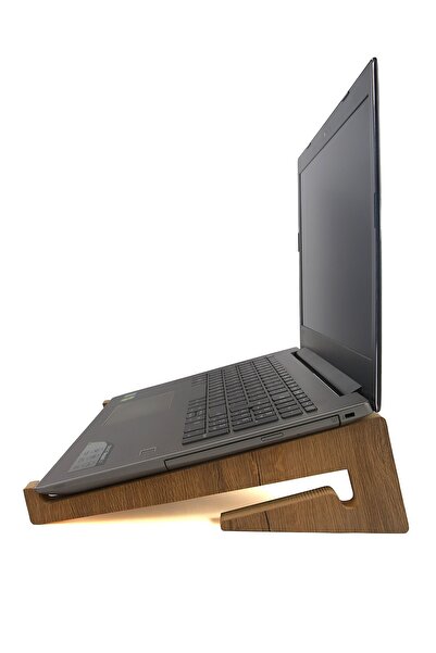 MH MiniHediye حامل كمبيوتر محمول خشبي من ماك بوك - 13 بوصة 14 بوصة 15 بوصة 16 بوصة 17 بوصة