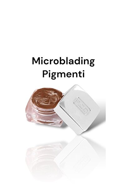 Lush Studio Microblading Kaş Boyası Kalı I Makyaj Pigmenti Orta Kahverengi Kalıcı Makyaj Boyası