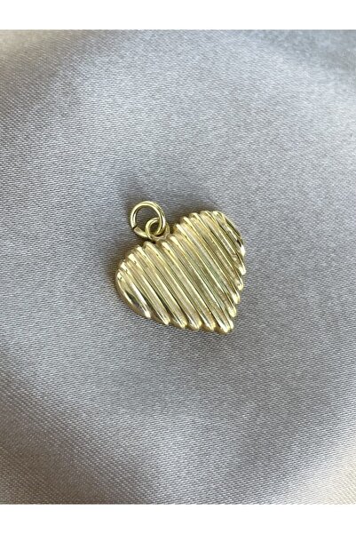 denizden silver Vintage Gümüş Kalp Kolye Ucu