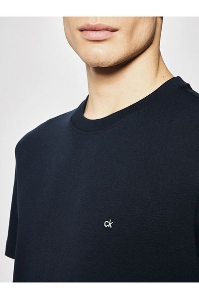 Calvin Klein Logo Embroidery Cotton T-shirt