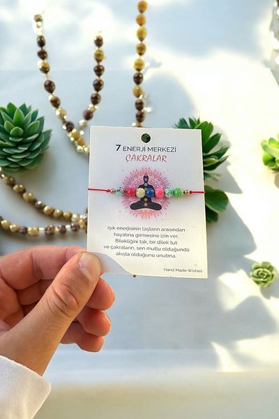 Aytan Home Custom 7 Energy Chakra Balancing Healing Improvement Stone Bracelet