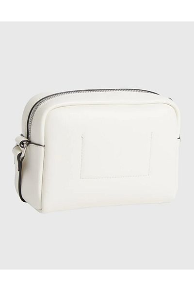 Calvin Klein Black Women's Shoulder Bag with Brand Logo Stylish and Adjustable Shoulder Strap - Casual Use