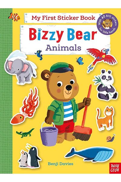 Nosy Crow Bizzy Bear - First Sticker Book For Animals