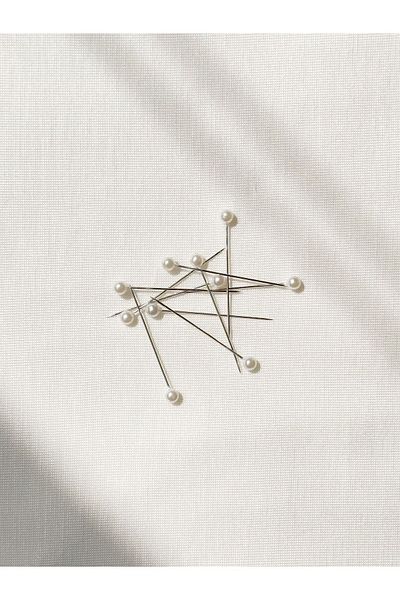 Femple Modest White Shawl Needle - 10 Pieces No-Snag Hijab Needles