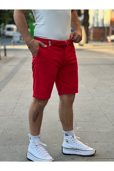 rvs moda Canvas Shorts - Belt Detailed