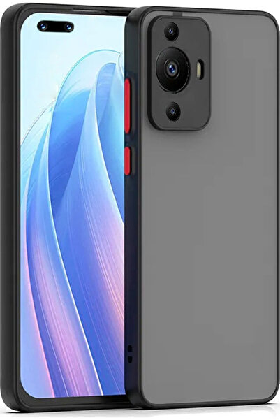 Fibaks Nova 11 Pro Kılıf Mat Parmak İzi Yapmaz Kamera Korumalı Renkli Tuşlu Sert Silikon Kapak