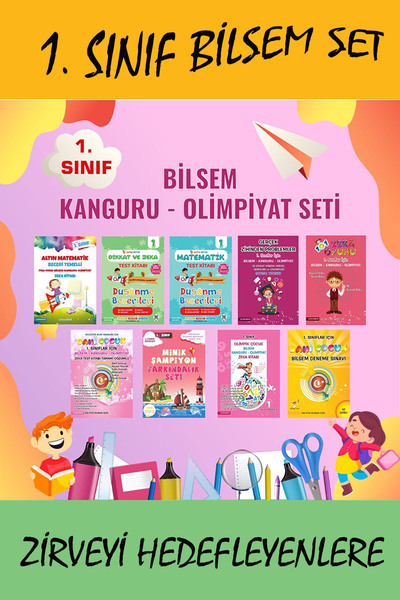 Altın Nokta Basım Yayın Altın Nokta 1. Sınıf Bilsem Kanguru - Olimpiyat Seti