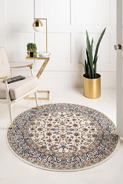 Angorahome Ethnic Makine Halısı 1544fl