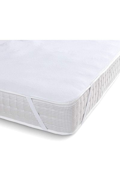 BabyMeva Microfiber Water Liquid Proof Mattresses| Mattress Protector| 4 Seasonal| 4 Corner Rubber|