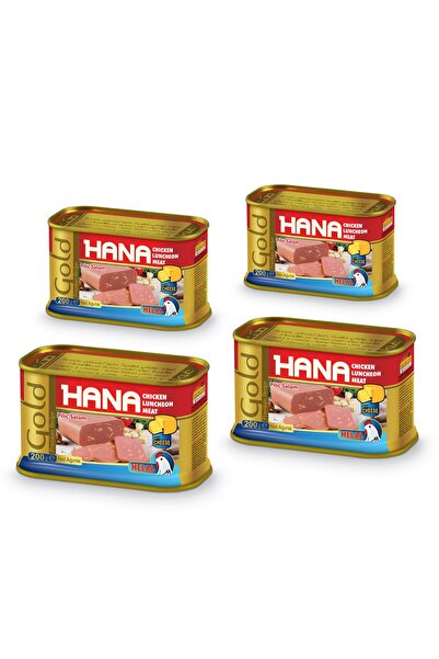 Hana Gold, Peynirli Piliç Salam 200 gr X 4 Adet