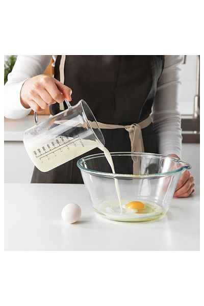 IKEA 1 Lt Measuring Cup Microwave Oven Resistant Glass