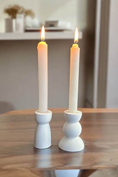 Marseliko Roma Sütun Şamdan 2'li Set