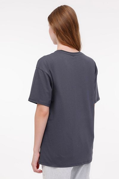 lumberjack WL GOOFY 11GFL987 4FX Gri Kadın Kısa Kol T-Shirt