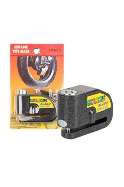 MTS Motorsiklet Disk Kilit Alarmlı 130db 7mm Siyah