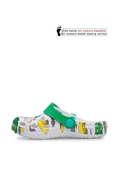 Akınal Bella Sandale pentru copii unisex alb verde E009B025
