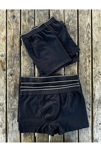 GÜLSER UNDERWEAR Muške bokserice od crne likre, 6 komada, 100% pamuk, udobne,...