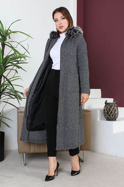 MARFİM ΠΑΛΤΟ ΓΟΥΝΙΝΟ ΚΑΣΕΤΑ ΜΕ ΚΟΥΚΟΥΛΑ