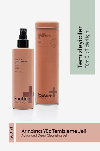 Routine+ Facial Cleansing Gel 200ml - Aloe Vera & Zinc Pca Purifying and Sebum Balancing
