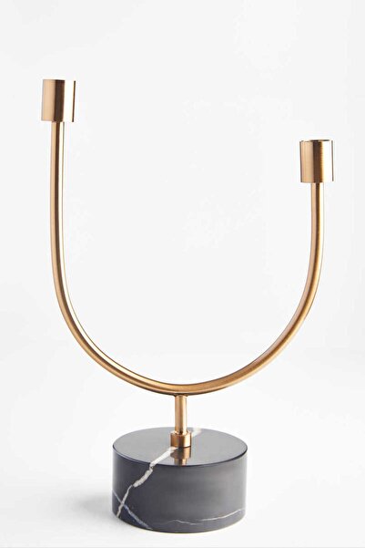 Deeps Brands Dark Mermer Geniş Şamdan