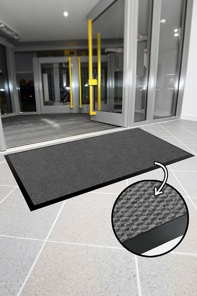 Paspas Yap Entrance Mat with Non-Slip Ramp - Dust, Humidity and Water Catching, for Apartment, Shop and Workplace