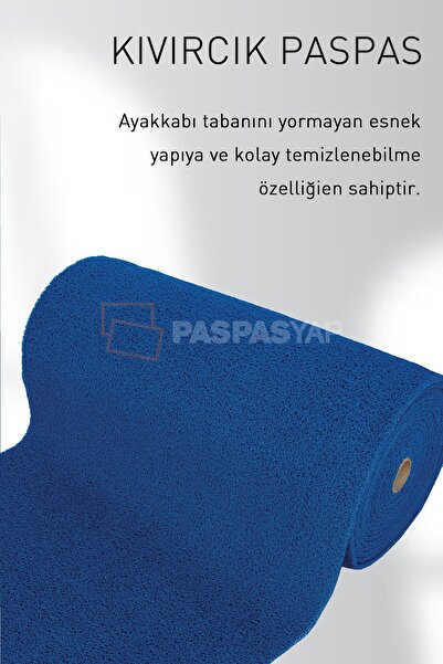 Paspas Yap Water Absorbent Outdoor Door Mat - Curly Mat for Work Places, Apartments, Gardens, Offices